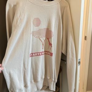 Party animal crewneck